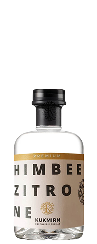 Kukmirn Himbeer-Zitrone Gin 0 0.2 lt EW-Fl.